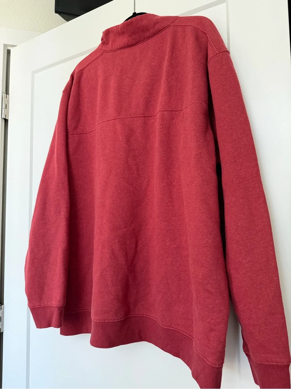 Columbia Men's Great Hart Mountain Half Zip Red Jasper Heather size xxl
